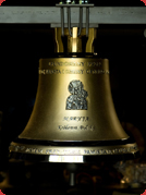 Dzwon Maryja Krlowa Polski o wadze 100kg, zakupiony z  funduszu Miasta i Gminy Gryfino, 2011 rok