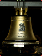 Dzwon Maryja Krlowa Polski o wadze 100kg, zakupiony z funduszu Miasta i Gminy Gryfino, 2011 rok 