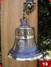 Dzwonek o wym. 25cm x 24,5cm wykonany dla Pastwowej Stray Poarnej w Krakowie.