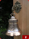 Dzwonek jachtowy z kotwic (16cm x 16,5cm)