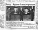 'Dzwony z Wgrowa dla zamkowego zegara', YCIE WARSZAWY - 24 padziernika 1973